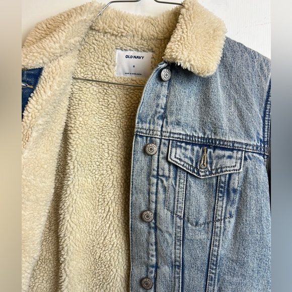 COPY - Old Navy Sherpa Jean Jacket - Picture 1 of 6